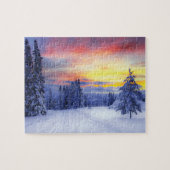 Winterlandschaft Puzzle (Horizontal)