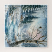 Winterlandschaft-Puzzle Puzzle (Horizontal)