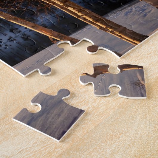 Winterlandschaft Québec. Puzzle (Seite)