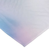 Winterlandschaft Rentier und Blockhütte Wasserfarb Tischdecke (Schrägansicht)