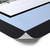 Winterlandschaft San Francisco Gipfel im Schnee Poster (Ecke)