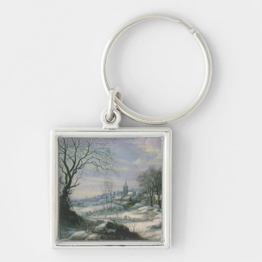Winterlandschaft Schlüsselanhänger (Vorne)