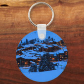 Winterlandschaft Schlüsselanhänger (Vorderseite)