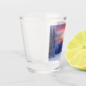 Winterlandschaft Schnapsglas (Links)