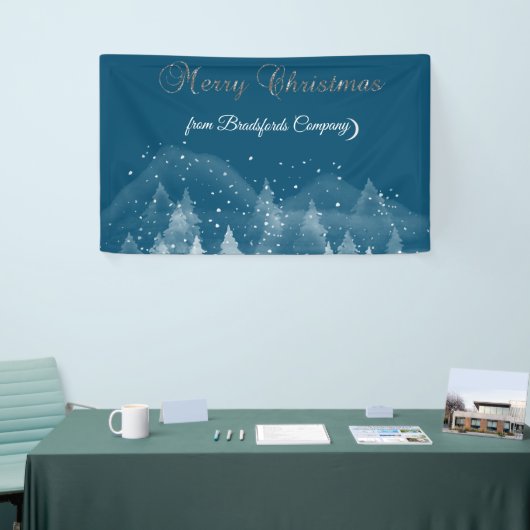 Winterlandschaft Schnee Banner (Messeveranstaltung)