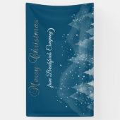 Winterlandschaft Schnee Banner (Vertikal)