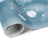 Winterlandschaft Schnee Geschenkpapier (Rolleneckpunkt)