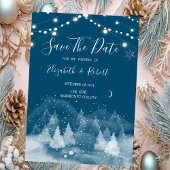 Winterlandschaft Schnee Save the Date