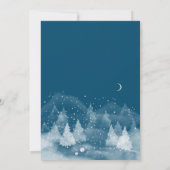 Winterlandschaft Schneefall UAWG Einladung (Rückseite)