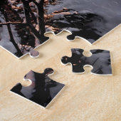 Winterlandschaft Schneeszene Puzzle (Seite)