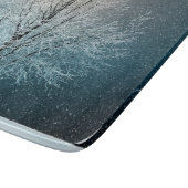 Winterlandschaft Schneidebrett (Ecke)