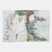 Winterlandschaft Sehenswürdigkeiten von Komfort un Geschirrtuch (Horizontal)