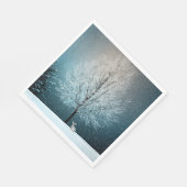 Winterlandschaft Serviette (Ecke)