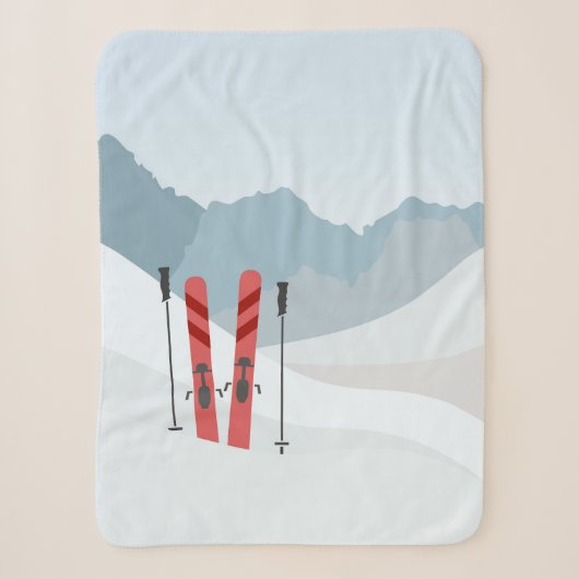Winterlandschaft Sherpadecke (Vorderseite)