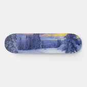 Winterlandschaft Skateboard (Horizontal)