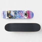 Winterlandschaft Skateboard (Horizontal)