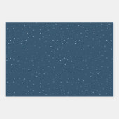 Winterlandschaft Snowy Forest Moon Weihnachten Geschenkpapier Set (Vorderseite 2)