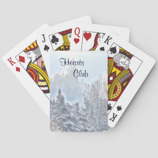 Winterlandschaft Spielkarten