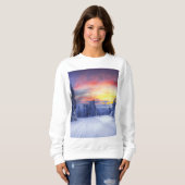 Winterlandschaft Sweatshirt (Vorne ganz)