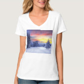 Winterlandschaft T-Shirt (Vorderseite)