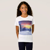 Winterlandschaft T-Shirt (Vorne ganz)