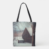 Winterlandschaft Tasche (Rückseite)