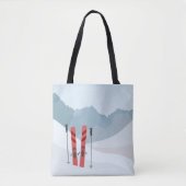 Winterlandschaft Tasche (Vorderseite)