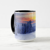 Winterlandschaft Tasse (Vorderseite Links)