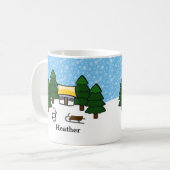 Winterlandschaft - Tasse (Vorderseite Links)