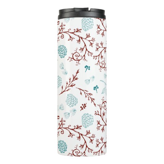 Winterlandschaft Thermosbecher (Rückseite)