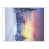 Winterlandschaft Tischdecke (Vorderseite (Horizontal))