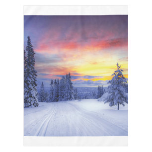 Winterlandschaft Tischdecke