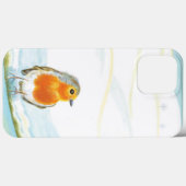 Winterlandschaft und Roter Robin Case-Mate iPhone Hülle (Rückseite (Horizontal))