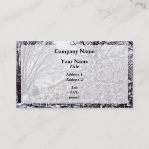 Winterlandschaft Visitenkarte