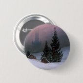 Winterlandschaft (von Caspar David Friedrich) Button (Vorne & Hinten)