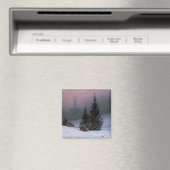 Winterlandschaft (von Caspar David Friedrich) Magnet (In Situ (Geschirrspüler))