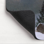 Winterlandschaft (von Caspar David Friedrich) Mousepad (Ecke)