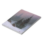 Winterlandschaft (von Caspar David Friedrich) Notizblock (Rotiert)