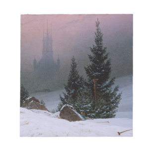 Winterlandschaft (von Caspar David Friedrich) Notizblock