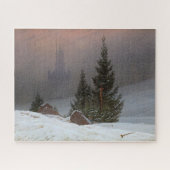 Winterlandschaft von Caspar David Friedrich Puzzle (Horizontal)