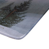 Winterlandschaft (von Caspar David Friedrich) Schneidebrett (Ecke)