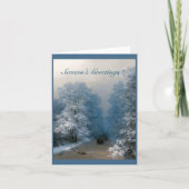 Winterlandschaft von Ivan Aivazovsky Karte (Vorderseite)