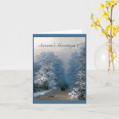 Winterlandschaft von Ivan Aivazovsky Karte (Gelbe Blume)