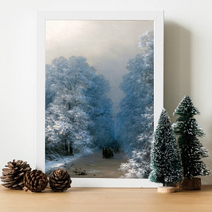 Winterlandschaft von Ivan Aivazovsky  Poster