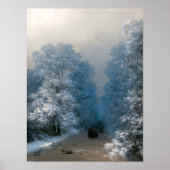 Winterlandschaft von Ivan Aivazovsky Poster (Vorne)