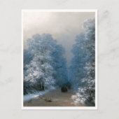 Winterlandschaft von Ivan Aivazovsky Postkarte (Vorderseite)