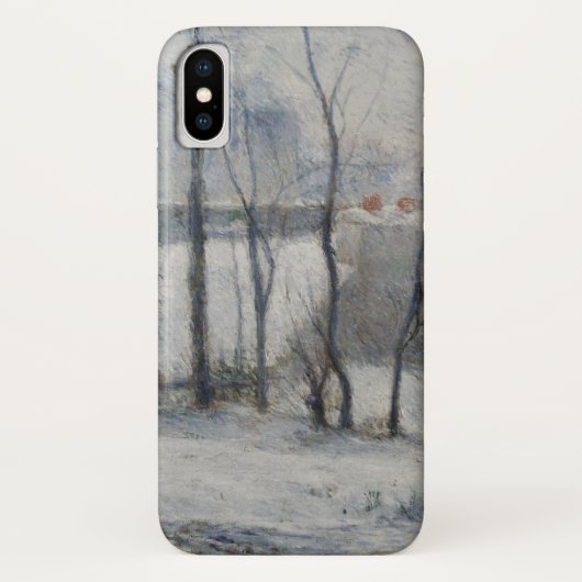 Winterlandschaft (von Paul Gaugin) Case-Mate iPhone Hülle (Rückseite)