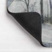 Winterlandschaft (von Paul Gaugin) Mousepad (Ecke)