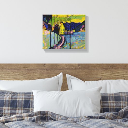 Winterlandschaft von Wassily Kandinsky Leinwanddruck (Insitu (Schlafzimmer))