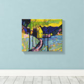 Winterlandschaft von Wassily Kandinsky Leinwanddruck (Insitu (Holzboden))